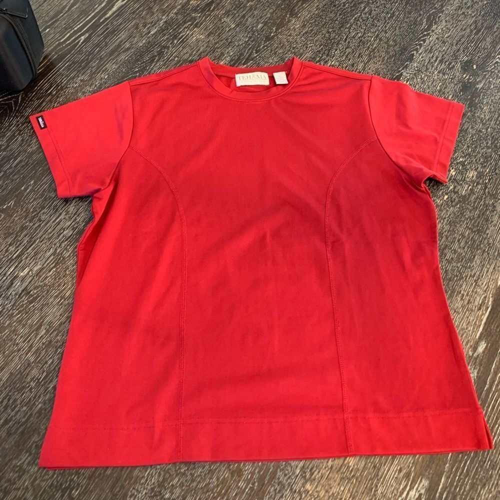 Tehama Nancy Haley Athletic Shirt sz L